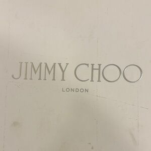 Jimmy Choo Cream and Silver Box